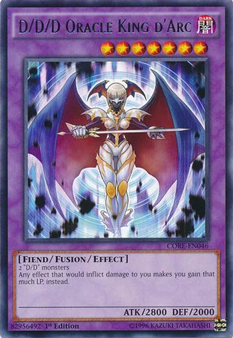 D/D/D Oracle King d'Arc - CORE-EN046 - Rare 