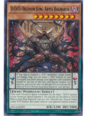 D/D/D Oblivion King Abyss Ragnarok - DOCS-EN099 - Rare 