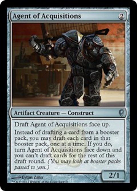 Agent of Acquisitions - CONS