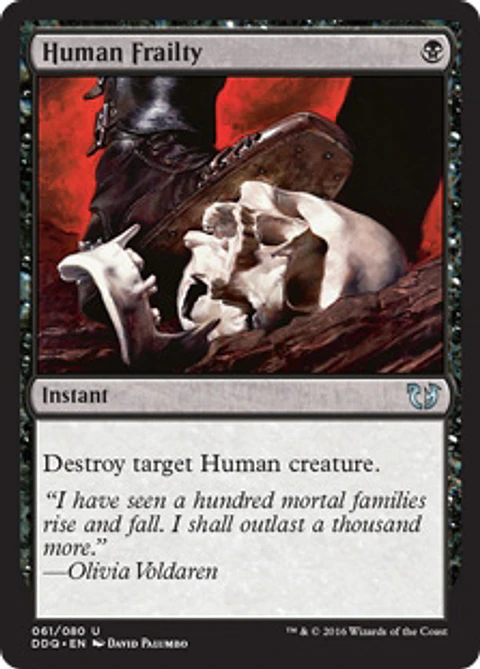 Human Frailty - DDQ