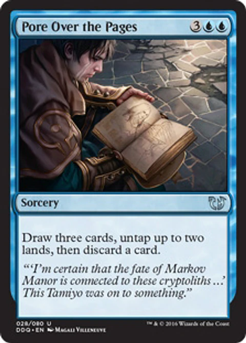 Pore Over the Pages - DDQ