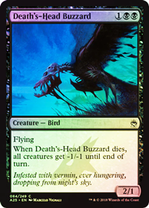 Death's-Head Buzzard - A25 ★