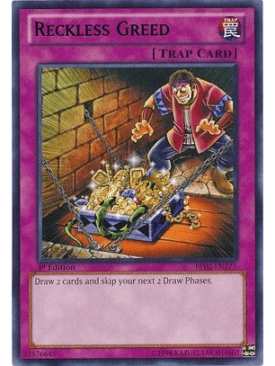 Reckless Greed - BP02-EN175 - Rare