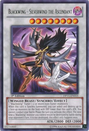 Blackwing - Silverwind the Ascendant - DP11-EN015 - Rare 1