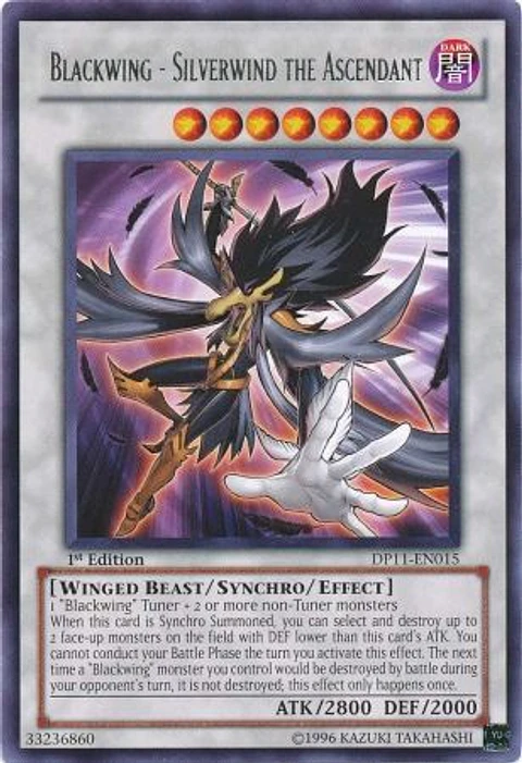 Blackwing - Silverwind the Ascendant - DP11-EN015 - Rare