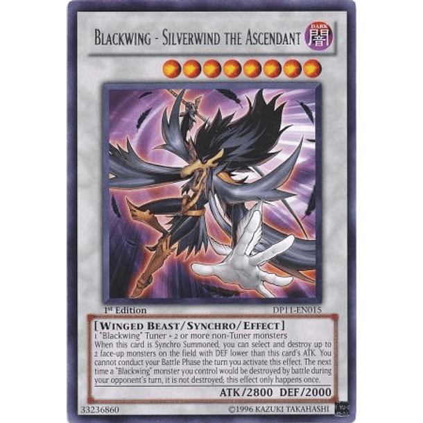 Blackwing - Silverwind the Ascendant - DP11-EN015 - Rare