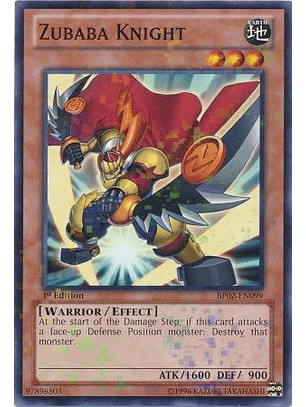 Zubaba Knight - BP02-EN099 - Mosaic Rare