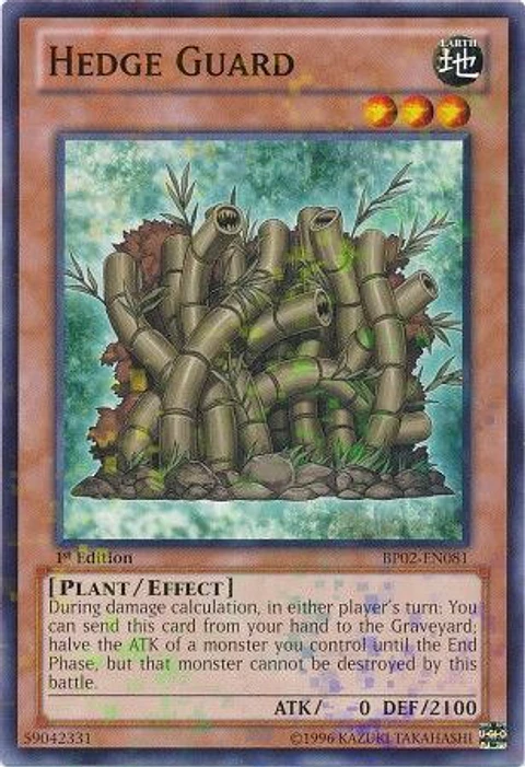 Hedge Guard - BP02-EN081 - Mosaic Rare