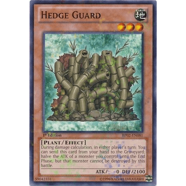 Hedge Guard - BP02-EN081 - Mosaic Rare