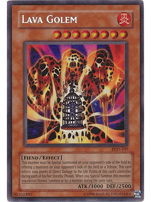 Lava Golem - PGD-107 - Secret Rare (jugada)
