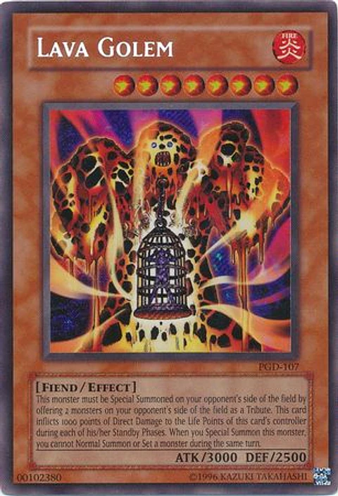 Lava Golem - PGD-107 - Secret Rare (jugada)