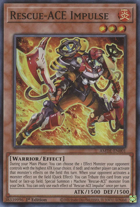 Rescue-ACE Impulse - AMDE-EN001 - Super Rare