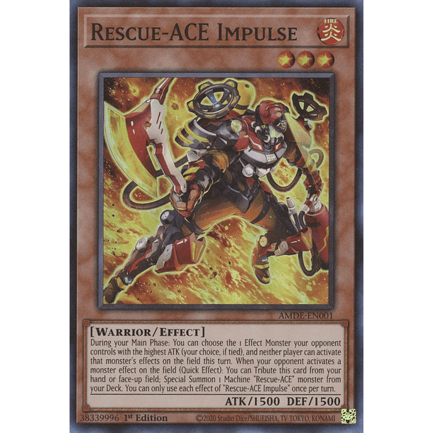 Rescue-ACE Impulse - AMDE-EN001 - Super Rare
