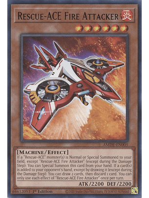 Rescue-ACE Fire Attacker - AMDE-EN005 - Rare