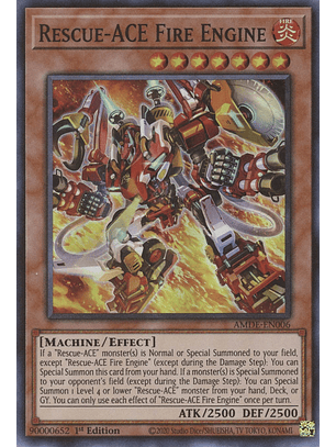 Rescue-ACE Fire Engine - AMDE-EN006 - Super Rare