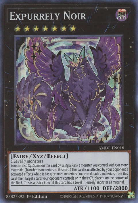 Expurrely Noir - AMDE-EN018 - Super Rare 