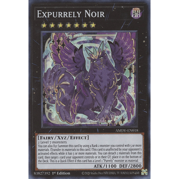 Expurrely Noir - AMDE-EN018 - Super Rare 