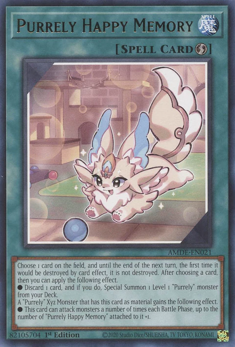 Purrely Happy Memory - AMDE-EN021 - Rare