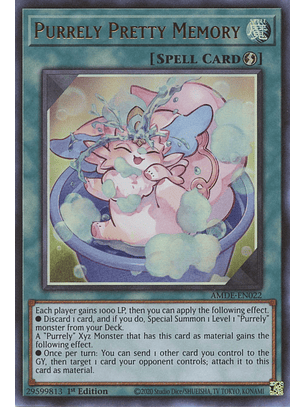 Purrely Pretty Memory - AMDE-EN022 - Ultra Rare