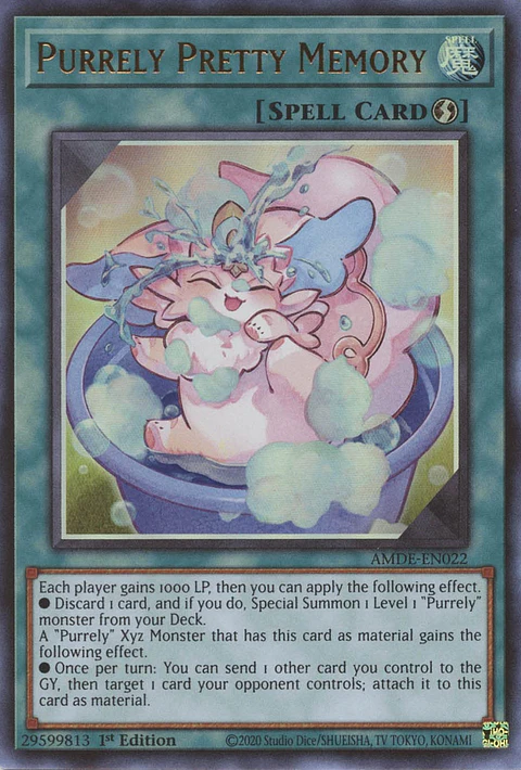 Purrely Pretty Memory - AMDE-EN022 - Ultra Rare