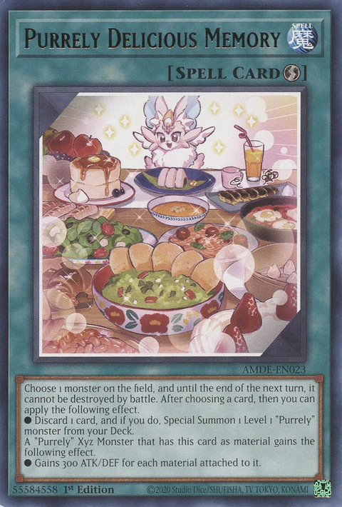 Purrely Delicious Memory - AMDE-EN023 - Rare