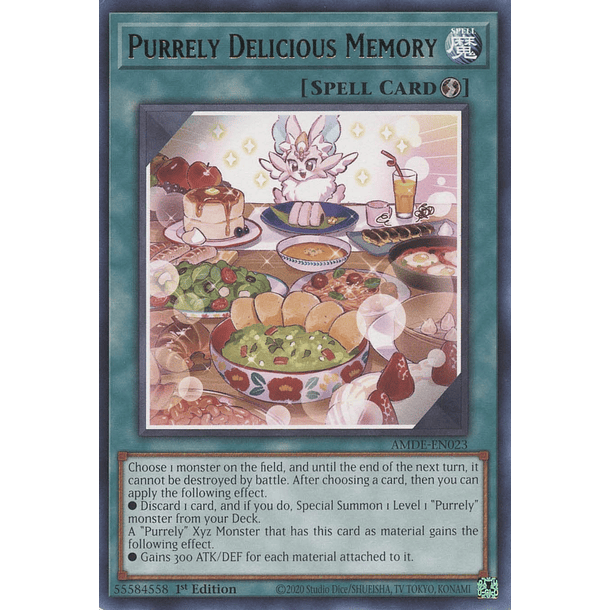 Purrely Delicious Memory - AMDE-EN023 - Rare