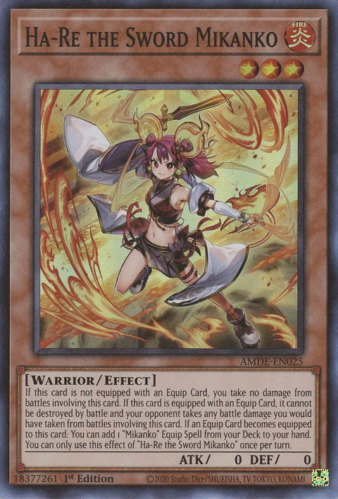 Ha-Re the Sword Mikanko - AMDE-EN025 - Super Rare