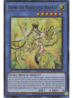 Ohime the Manifested Mikanko - AMDE-EN027 - Ultra Rare