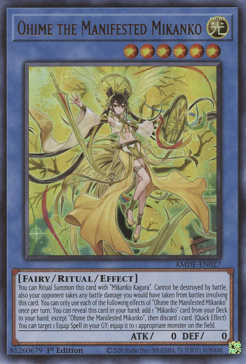Ohime the Manifested Mikanko - AMDE-EN027 - Ultra Rare