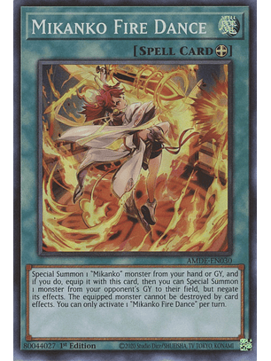 Mikanko Fire Dance - AMDE-EN030 - Super Rare
