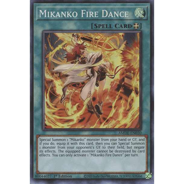 Mikanko Fire Dance - AMDE-EN030 - Super Rare