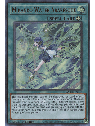 Mikanko Water Arabesque - AMDE-EN032 - Ultra Rare