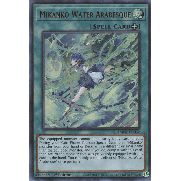 Mikanko Water Arabesque - AMDE-EN032 - Ultra Rare