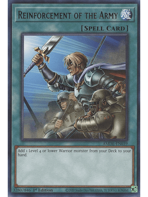 Reinforcement of the Army - AMDE-EN039 - Rare