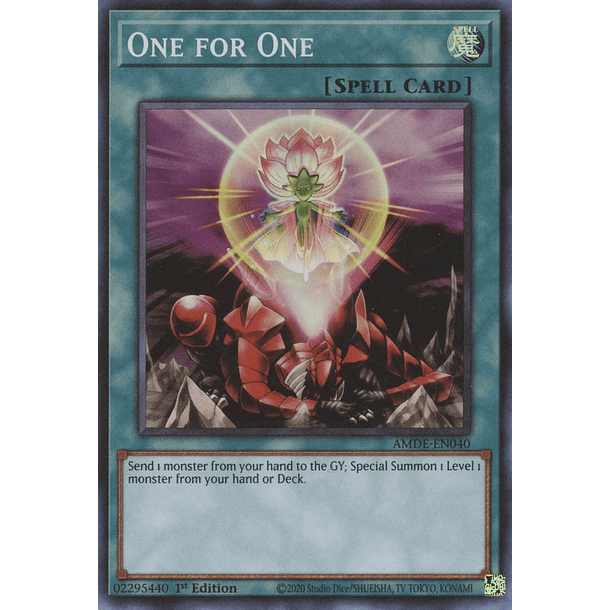 One for One - AMDE-EN040 - Super Rare