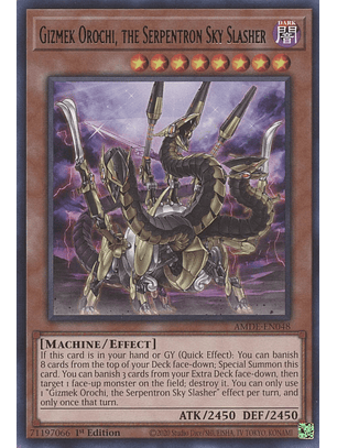 Gizmek Orochi, the Serpentron Sky Slasher - AMDE-EN048 - Rare