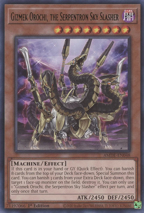 Gizmek Orochi, the Serpentron Sky Slasher - AMDE-EN048 - Rare