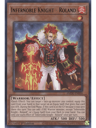 Infernoble Knight - Roland - AMDE-EN050 - Rare