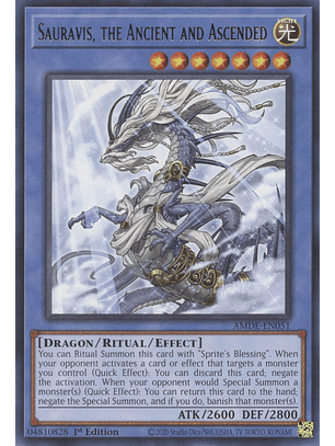 Sauravis, the Ancient and Ascended - AMDE-EN051 - Rare
