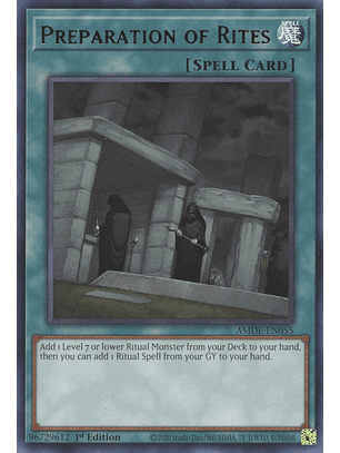 Preparation of Rites - AMDE-EN055 - Rare 