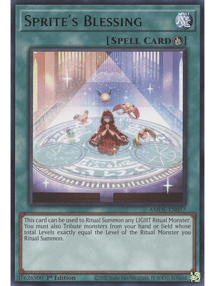 Sprite's Blessing - AMDE-EN057 - Rare 