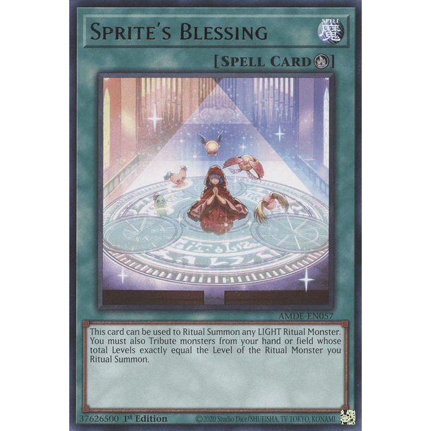 Sprite's Blessing - AMDE-EN057 - Rare 