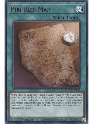 Piri Reis Map - AMDE-EN059 - Rare