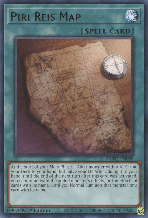 Piri Reis Map - AMDE-EN059 - Rare