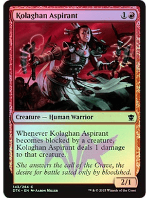 Kolaghan Aspirant - DTK ★