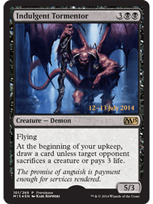 Indulgent Tormentor (Magic 2015 Prerelease) 