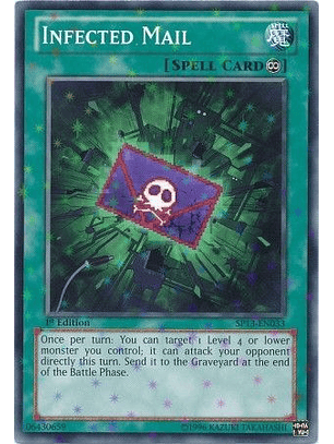 Infected Mail - SP13-EN033 - Starfoil Rare