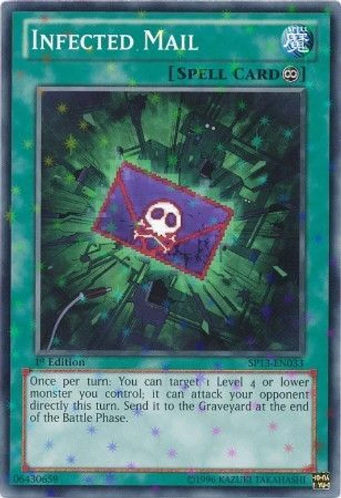 Infected Mail - SP13-EN033 - Starfoil Rare