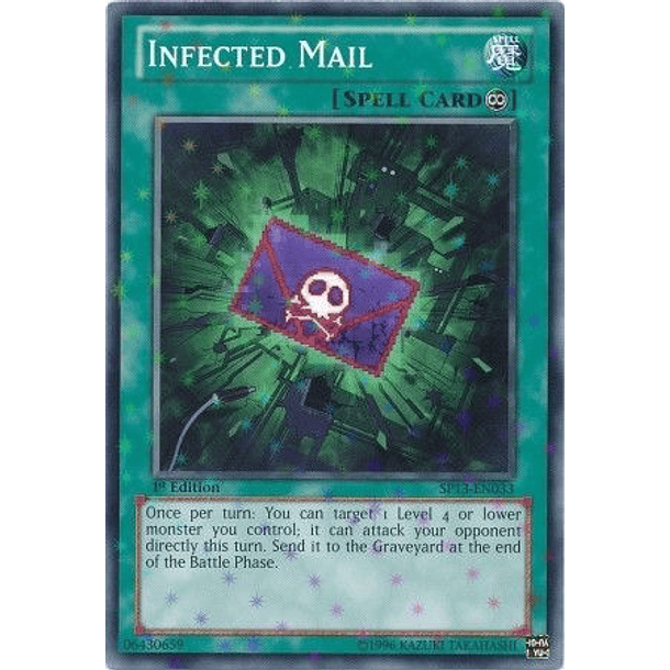 Infected Mail - SP13-EN033 - Starfoil Rare