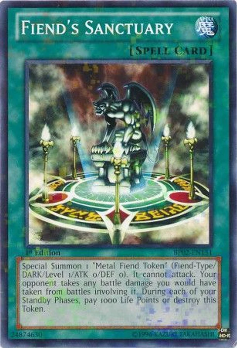 Fiend's Sanctuary - BP02-EN151 - Mosaic Rare 